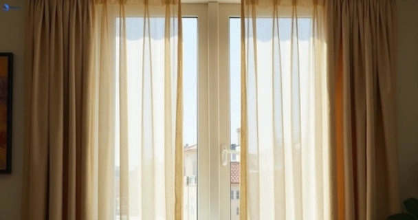 Dull dusty drapes in mernda-vic before professional cleaning